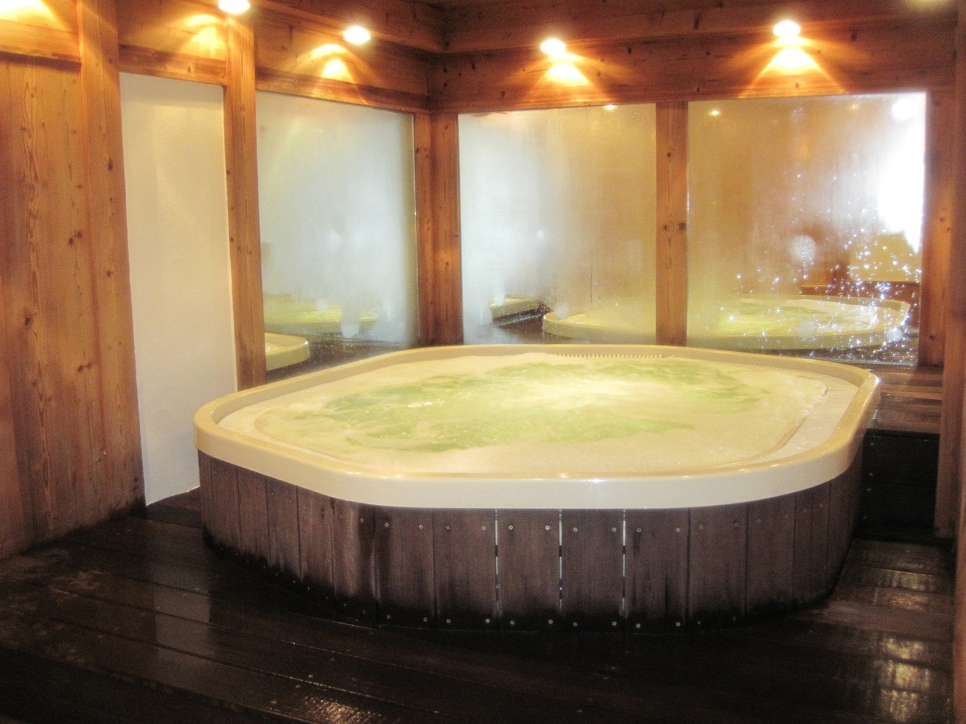 Jacuzzi dans un hotel