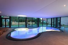 Espace bien-être avec le spa à l'auberge du Cheval Blanc à Lembach
